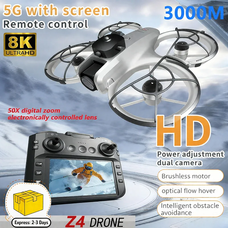 Drone Gimbal Brushless - โดรน MINI Z4 รุ่นใหม่ 4K ระดับมืออาชีพ
