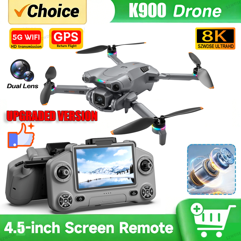 Drone Gimbal Brushless - โดรน K900 MAX GPS รุ่นใหม่ พร้อมกล้อง