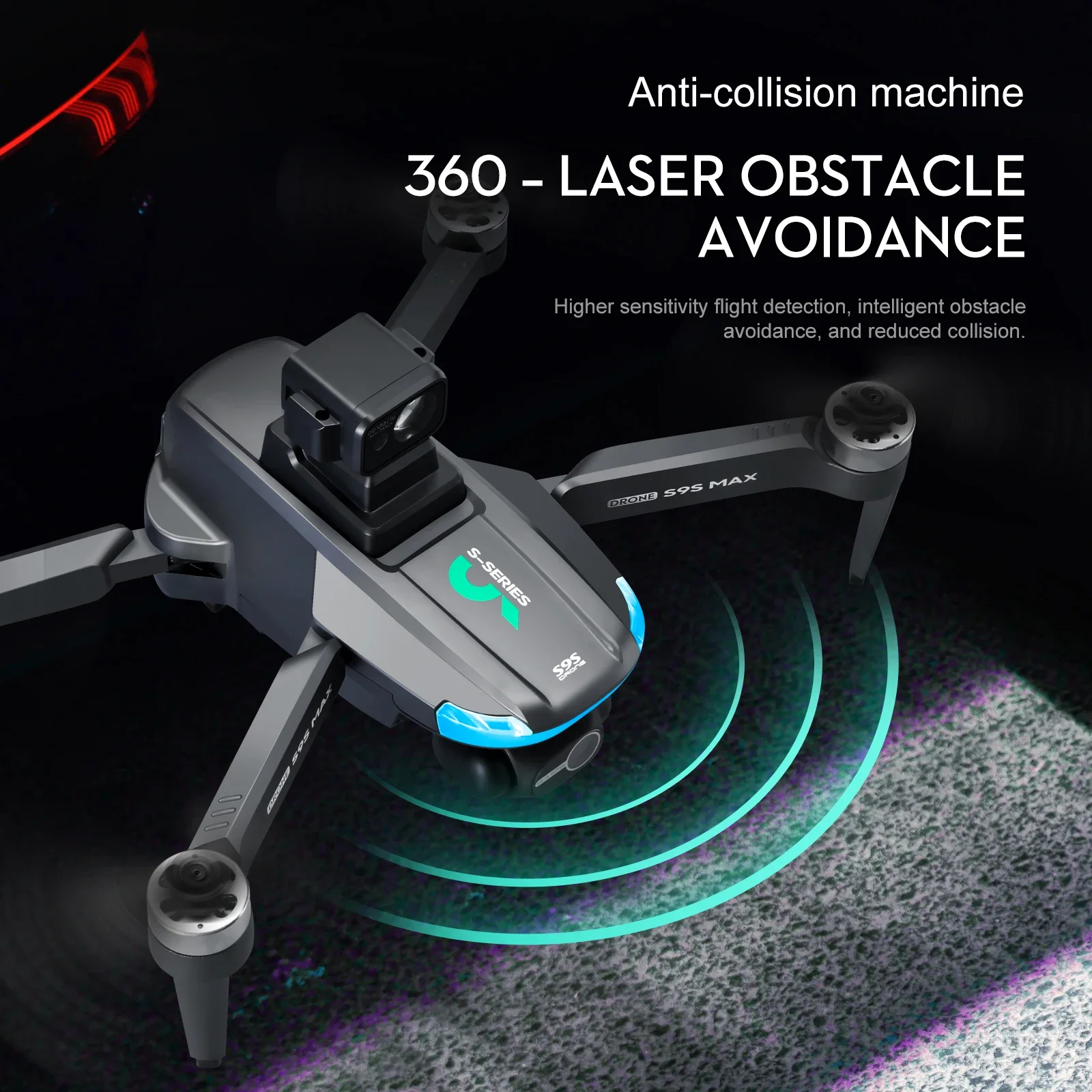 ใหม่S9S MAX MINI Drone 4K 2 แก - Drone Gimbal Case บทวิจารณ์และราคา