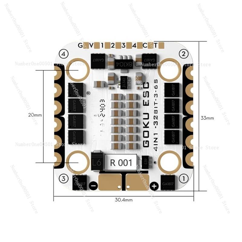 ชุดควบคุมการบิน GOKU F722 PRO  - Betaflight Fc F7 บทวิจารณ์และราคา