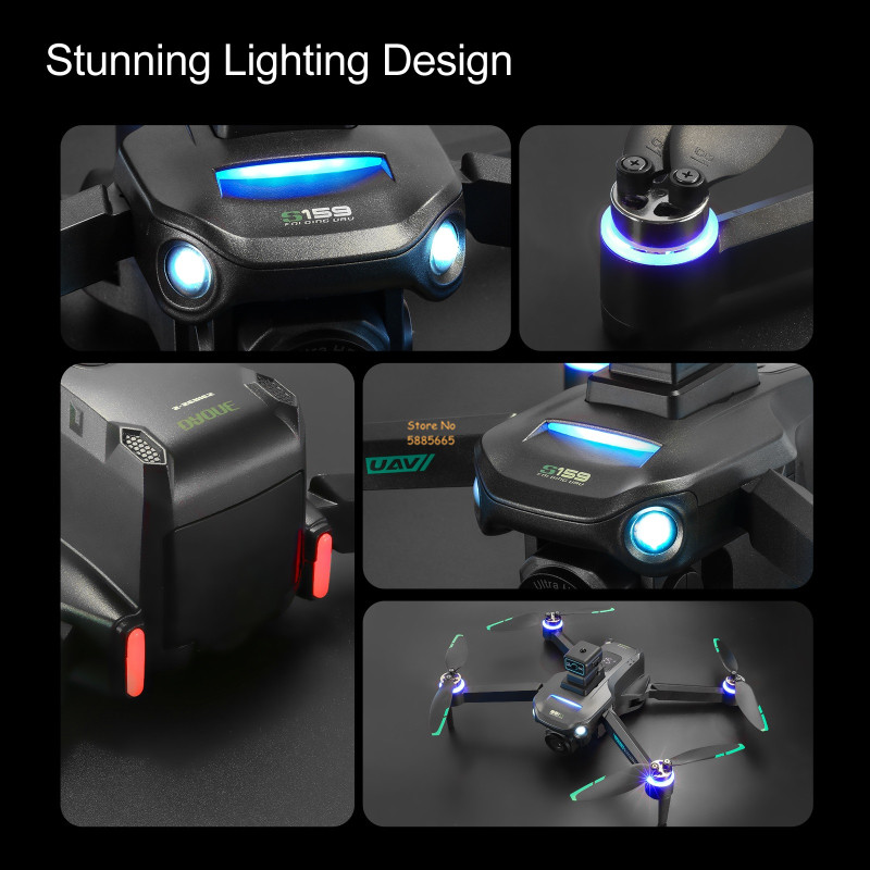8K กล้องคู่ 5G WIFI FPV รีโมทค - Drone Gimbal Brushless บทวิจารณ์และราคา