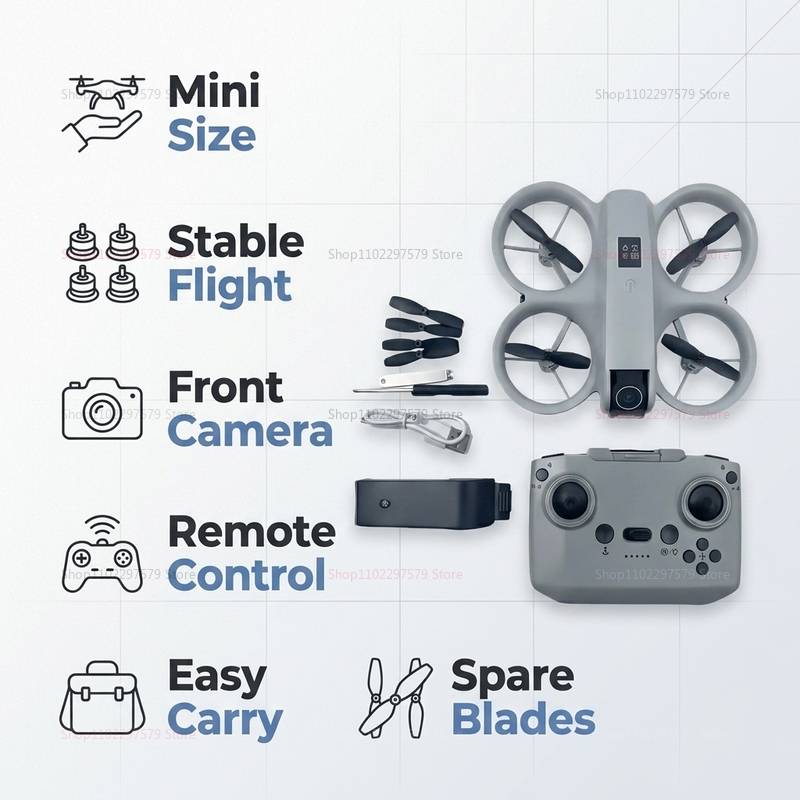 มินิโดรนพร้อมกล้อง 8K HD FPV โ - Drone Gimbal Brushless บทวิจารณ์และราคา