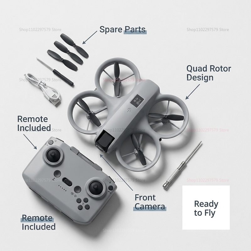 มินิโดรนพร้อมกล้อง 8K HD FPV โ - Drone Gimbal Brushless บทวิจารณ์และราคา