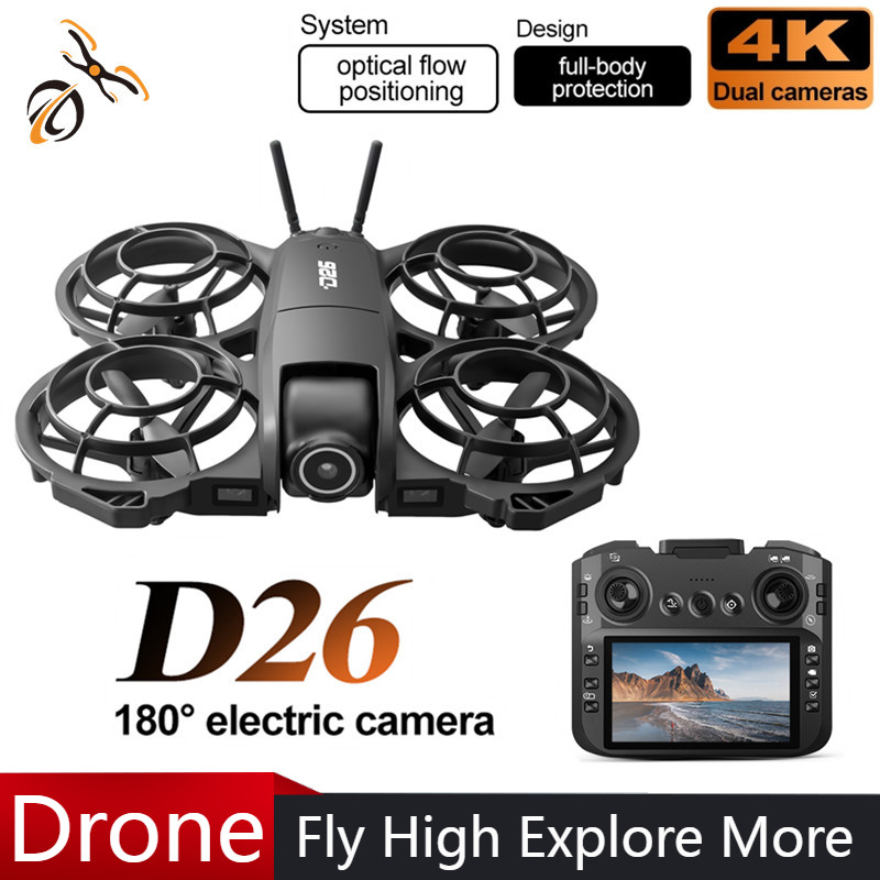 โดรน D26 4K ถ่ายภาพทางอากาศ HD - Drone Gimbal Brushless บทวิจารณ์และราคา
