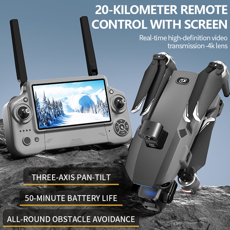 โดรนกล้องคู่ 8K รุ่นใหม่ ปี 20 - Drone Gimbal Brushless บทวิจารณ์และราคา