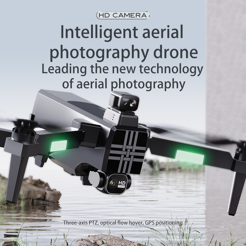 โดรน A380 4K HD สามแกนกันสั่นแ - Drone Gimbal Brushless บทวิจารณ์และราคา